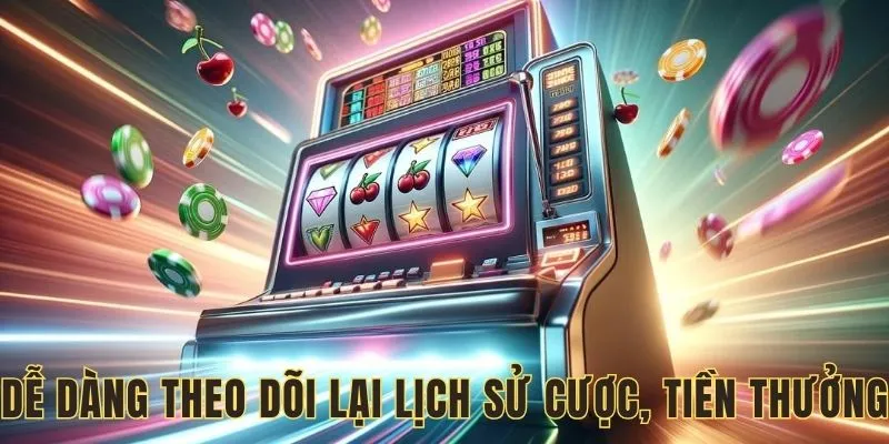Thành viên dễ dàng theo dõi lại lịch sử cược và tiền thưởng