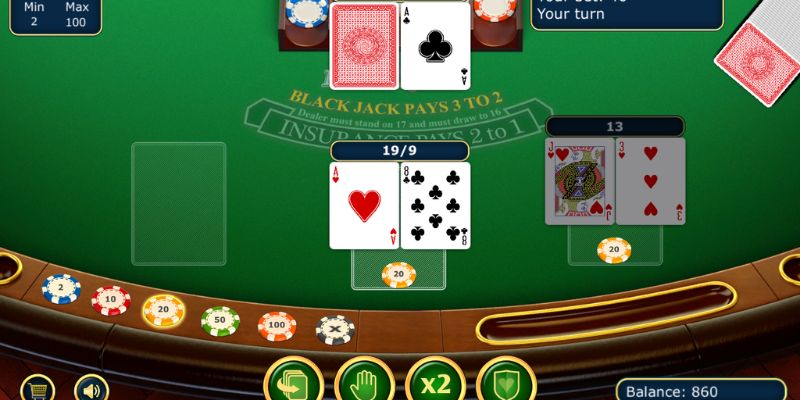 Game Blackjack KUWIN là sự quyết đấu giữa người chơi và nhà cái